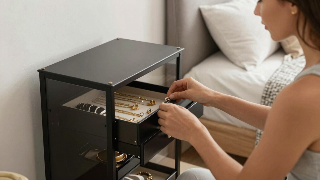 best locking jewelry organizer cabinet