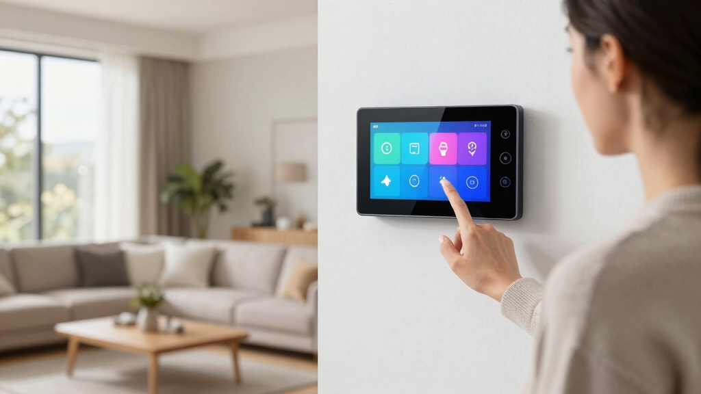 smart home hub with touchscreen