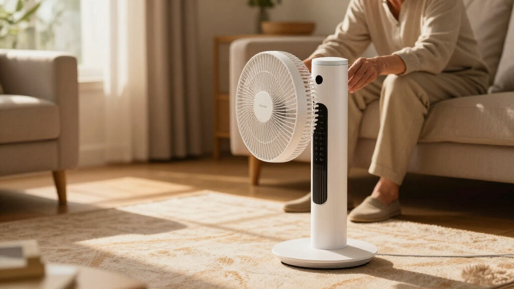 quiet tower fan silk carpet