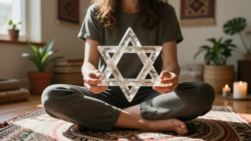 best merkaba crystal star tetrahedron large