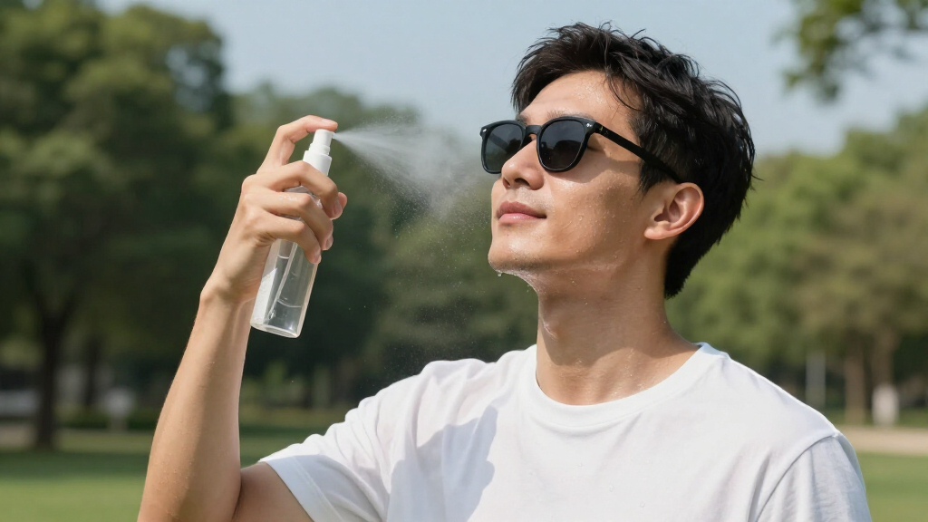 mens facial mist for hot weather