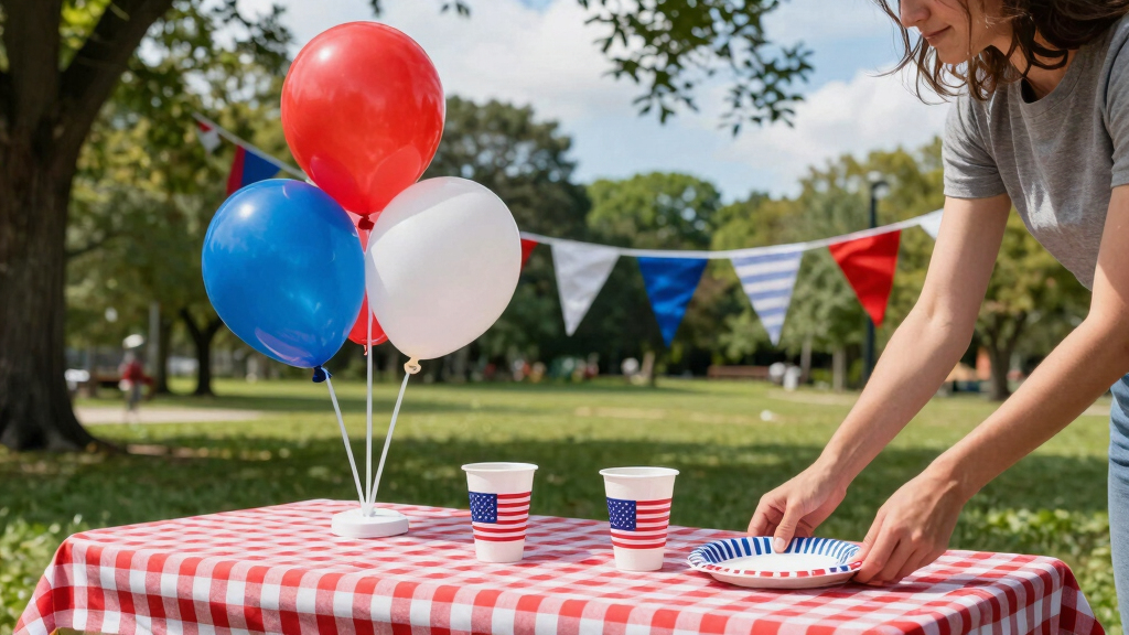 patriotic outdoor party supplies