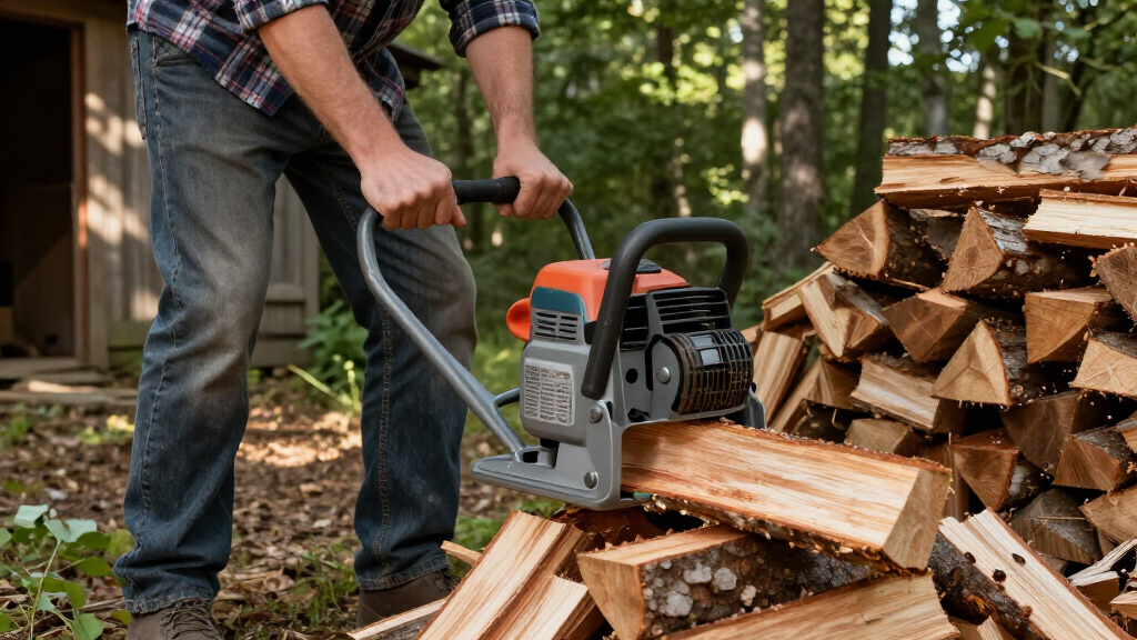 gas-powered wood splitters