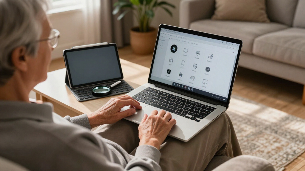 senior-friendly laptops and accessories