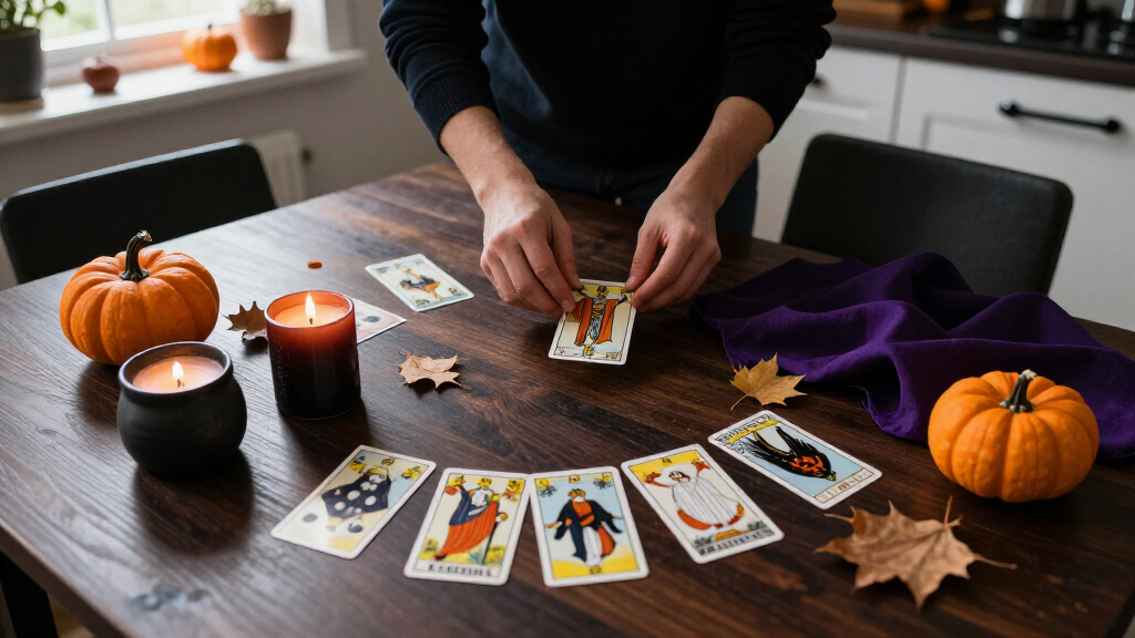 halloween tarot card decorations