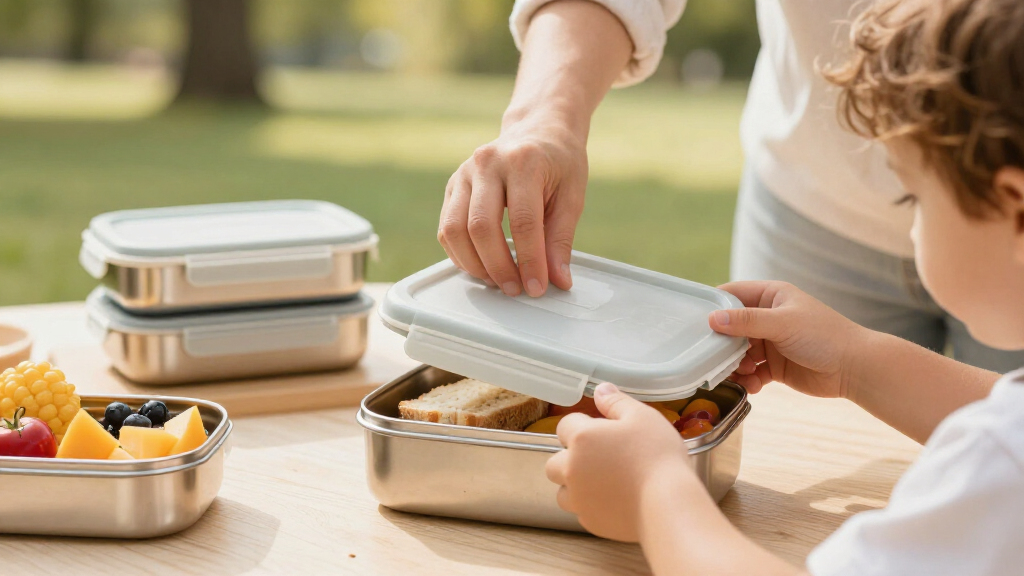 school lunch food containers