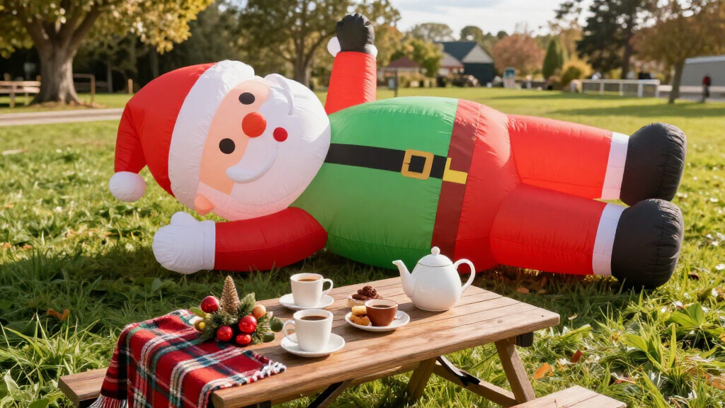 giant holiday inflatables 1220 ft