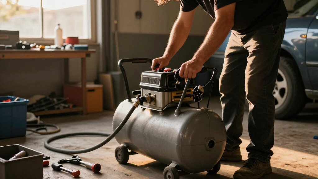 60 gallon air compressor for garage