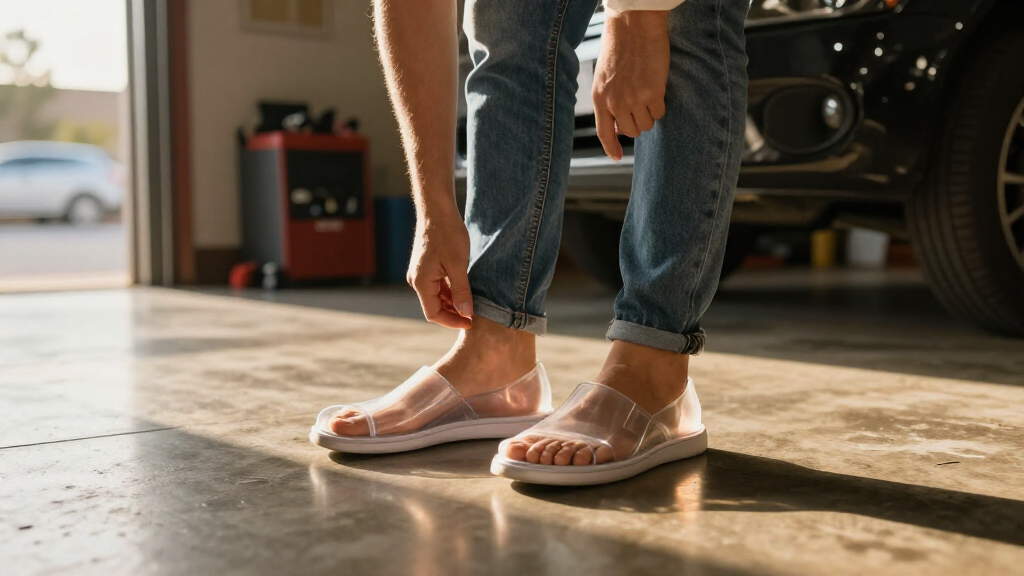 best transparent slip-on shoes