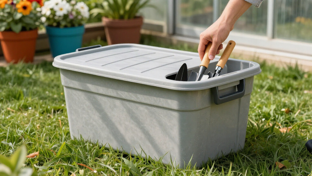 garden outdoor storage bins