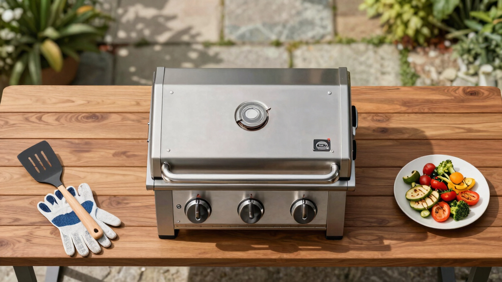 propane gas grill for outdoor kitchen