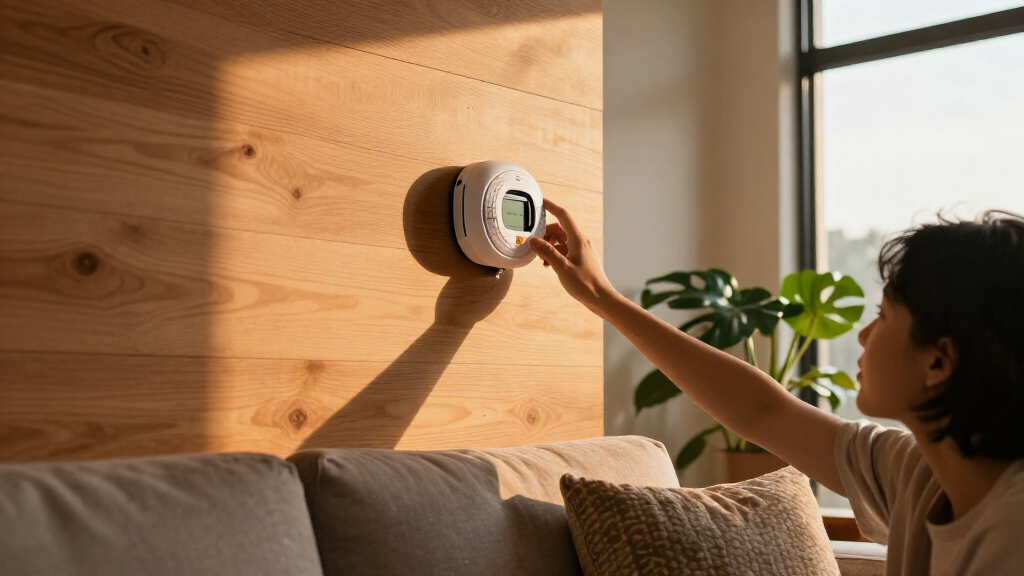 carbon monoxide detector with display