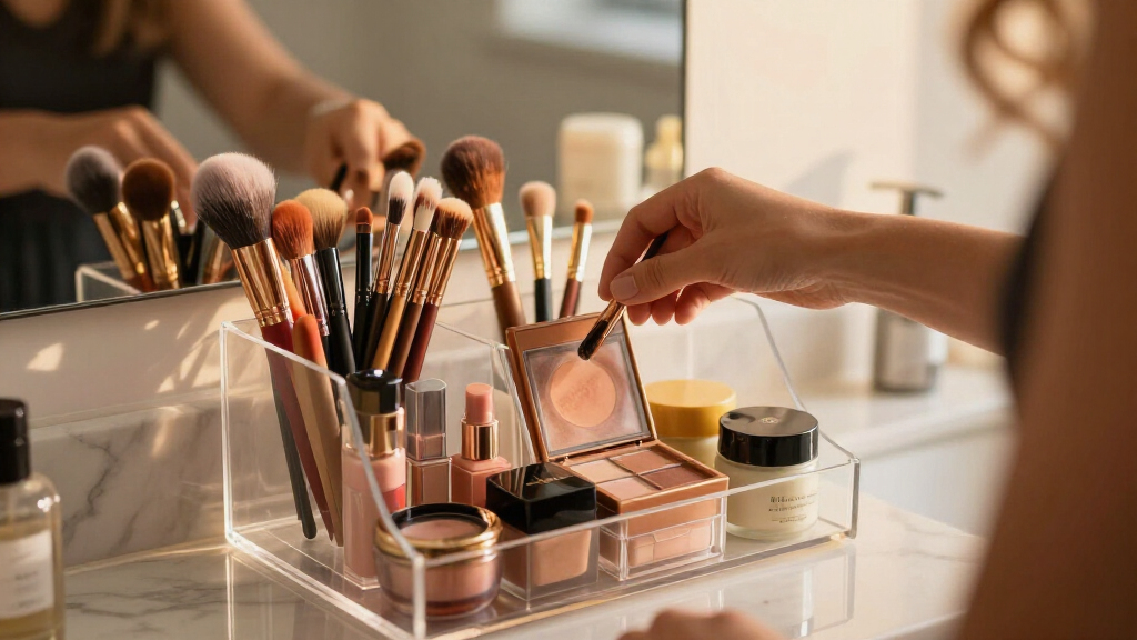 makeup storage organizers