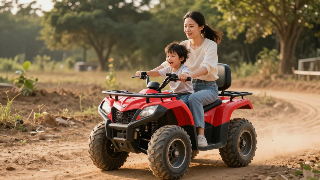24v ride on utv for kids with 4wd