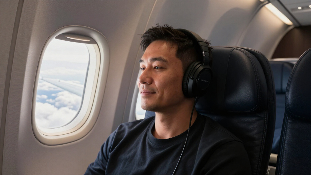 noise canceling headphones for flights premium