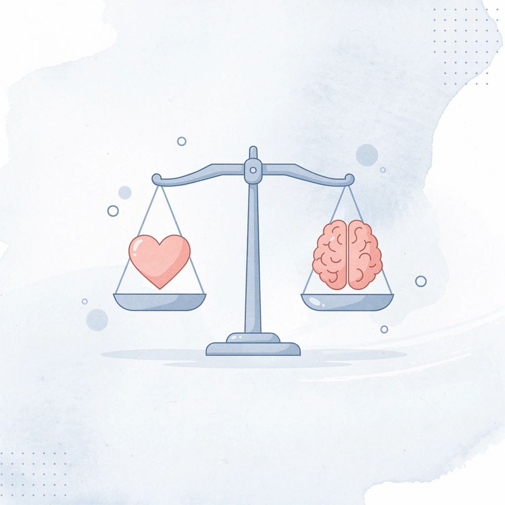 Balance scale icon comparing ADR and RevPAR