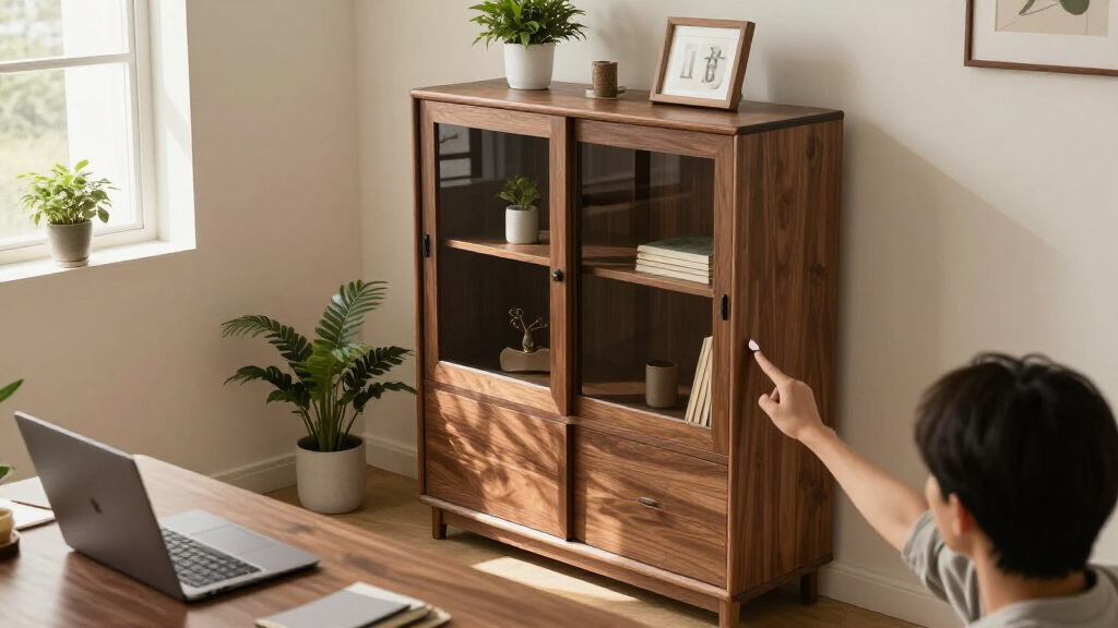 best office bookshelf with doors