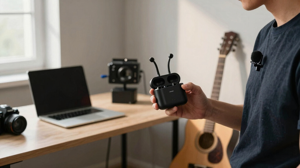 dual wireless mic kit for creators
