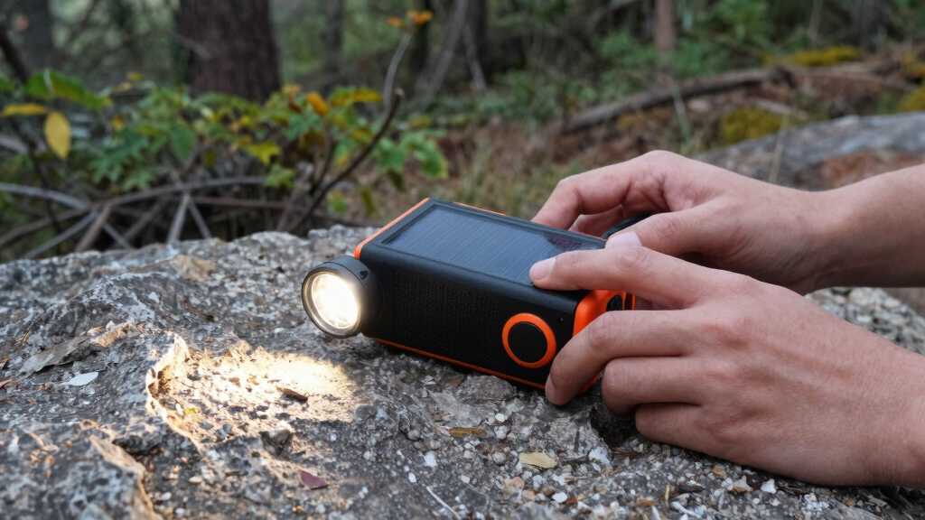 solar-powered emergency radios
