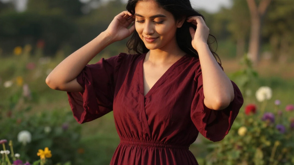 best burgundy dresses