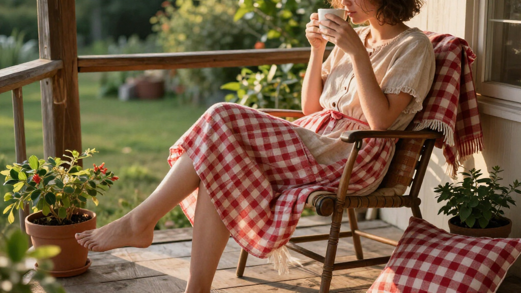 best gingham home decor