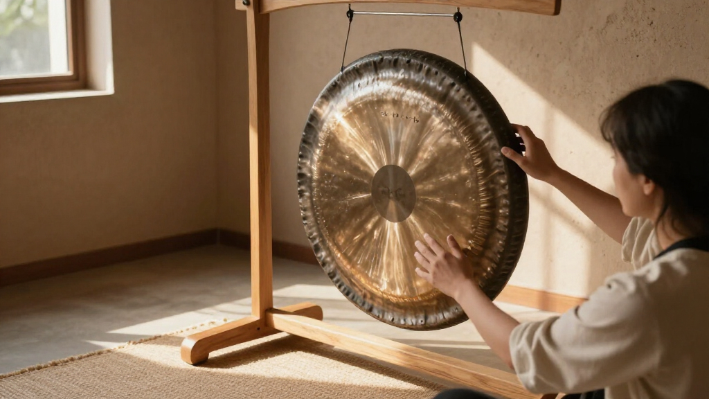 best sound healing gong with stand