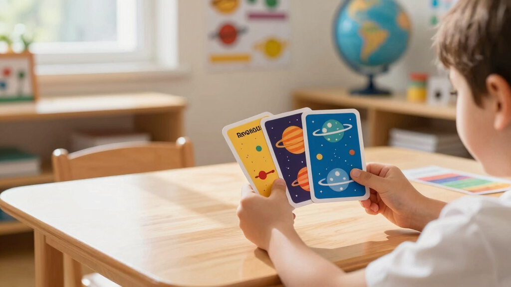 solar system flashcards for kids