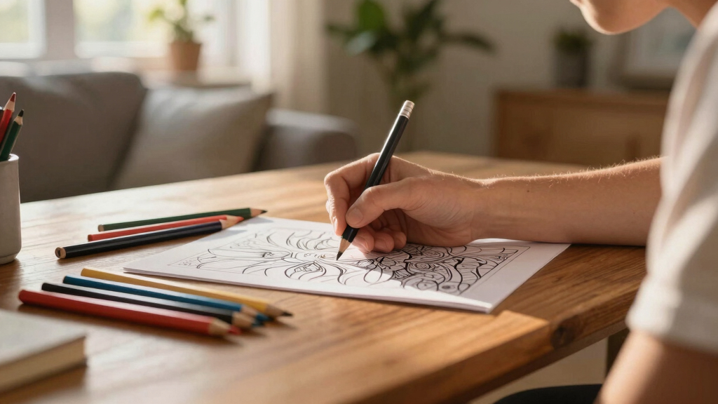 stress relief adult coloring books