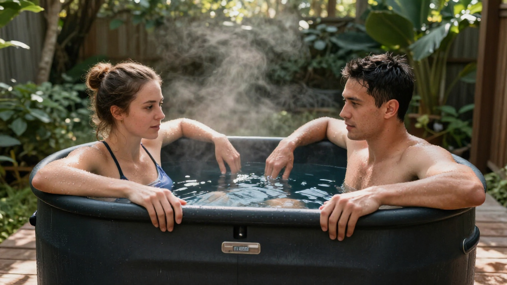 rated two person cold plunge tub for athletes
