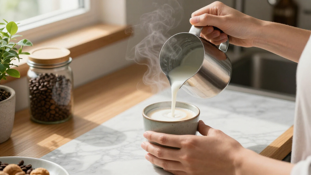 electric milk frother for lattes