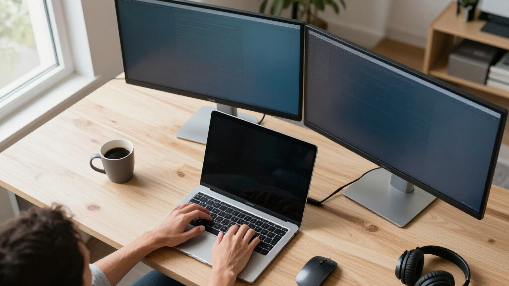 laptop dock for triple monitors