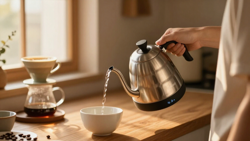 pourover kettles with variable temperature