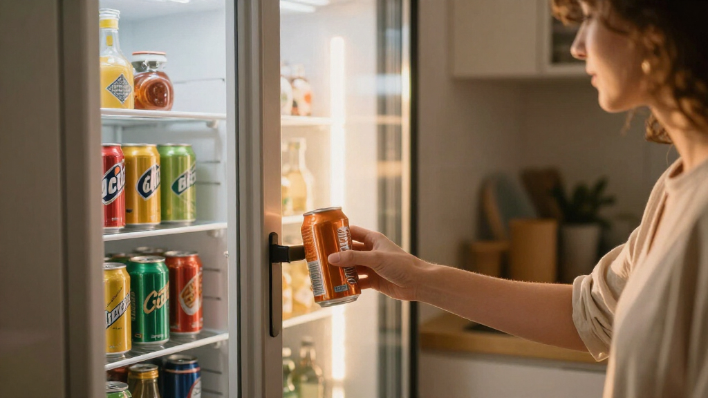 drink fridge for cans and bottles