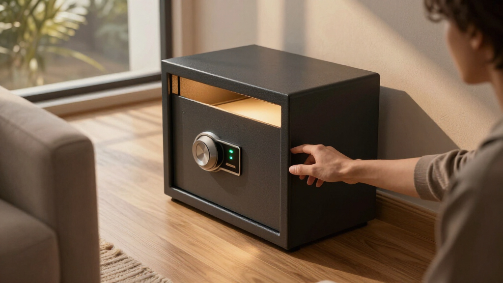 safe with interior motion lighting
