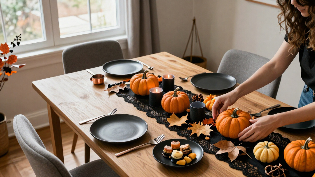 Halloween tabletop decorations