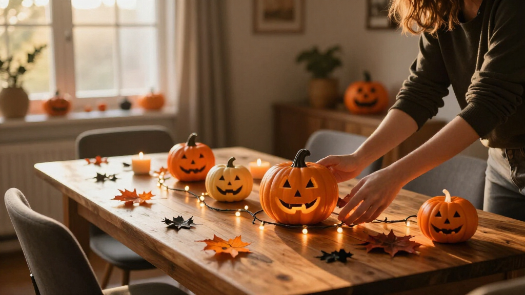 Halloween themed home decor