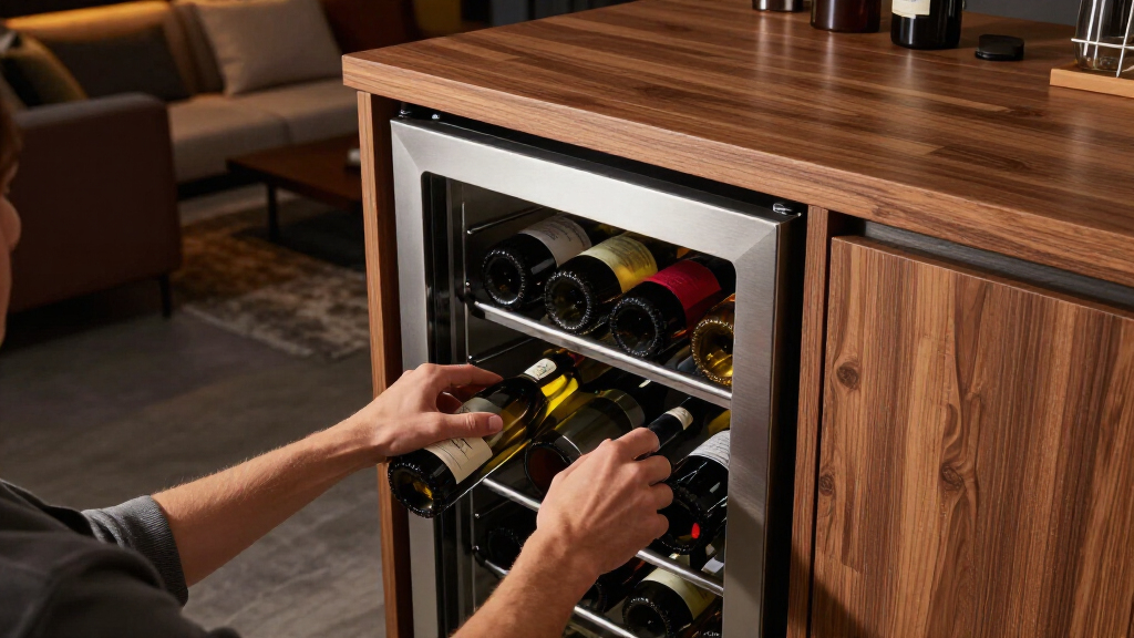 wine fridges for entertainment room