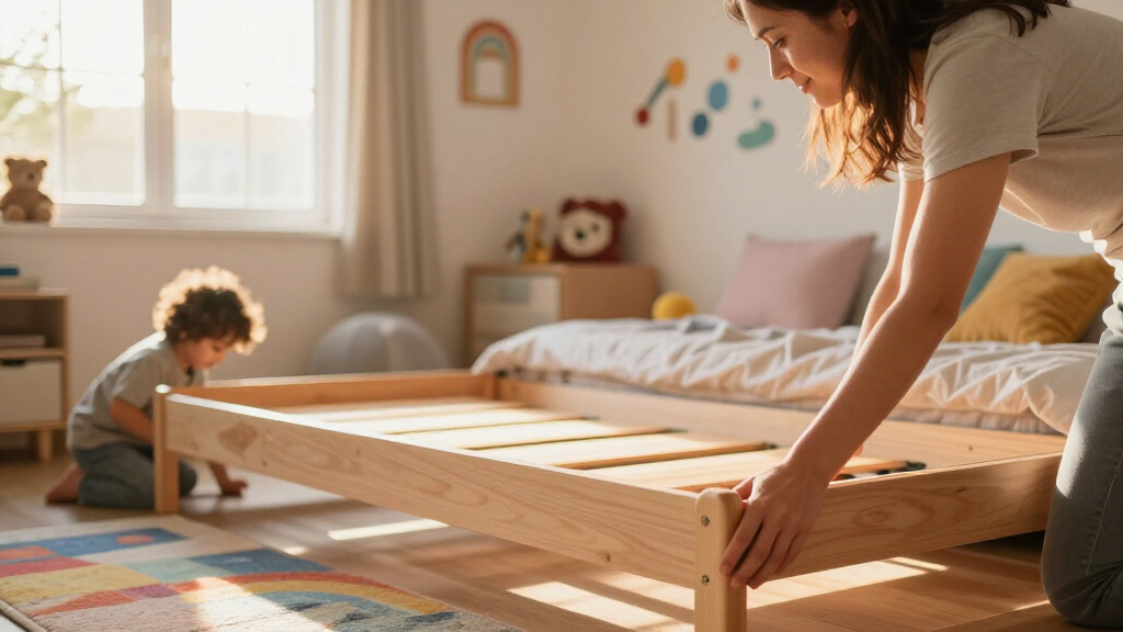 full size house bed frame for kids