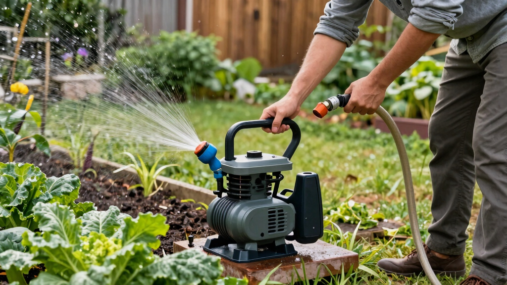 best rainwater pump kit for irrigation