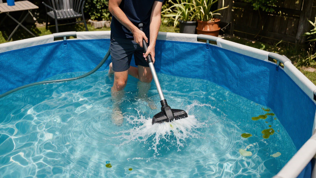 above ground pool vacuum for algae