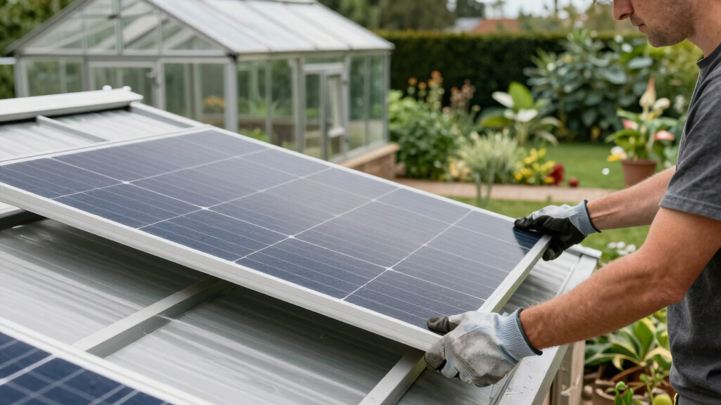 best solar panel kits for greenhouse power