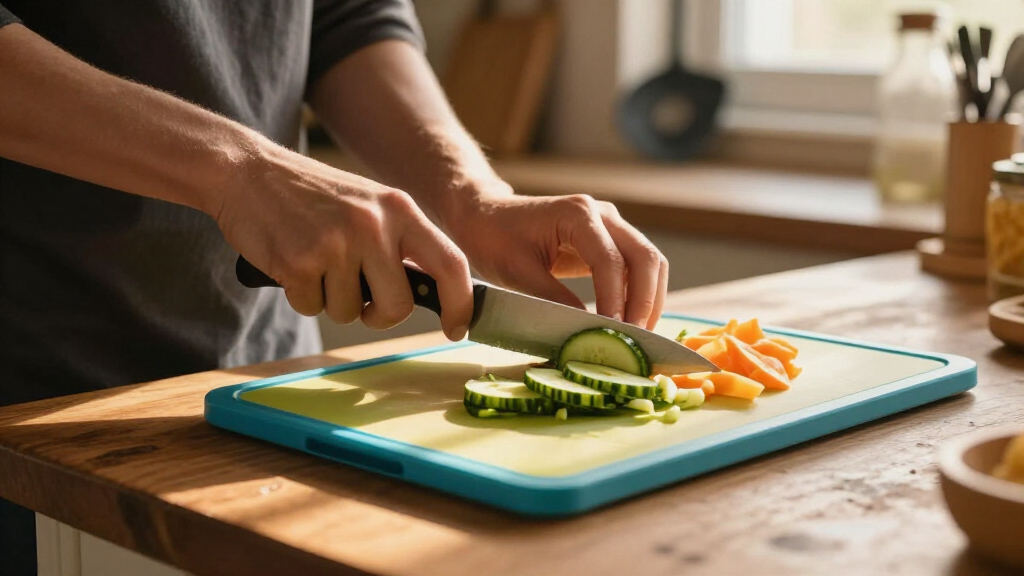 plastic cutting boards for knives