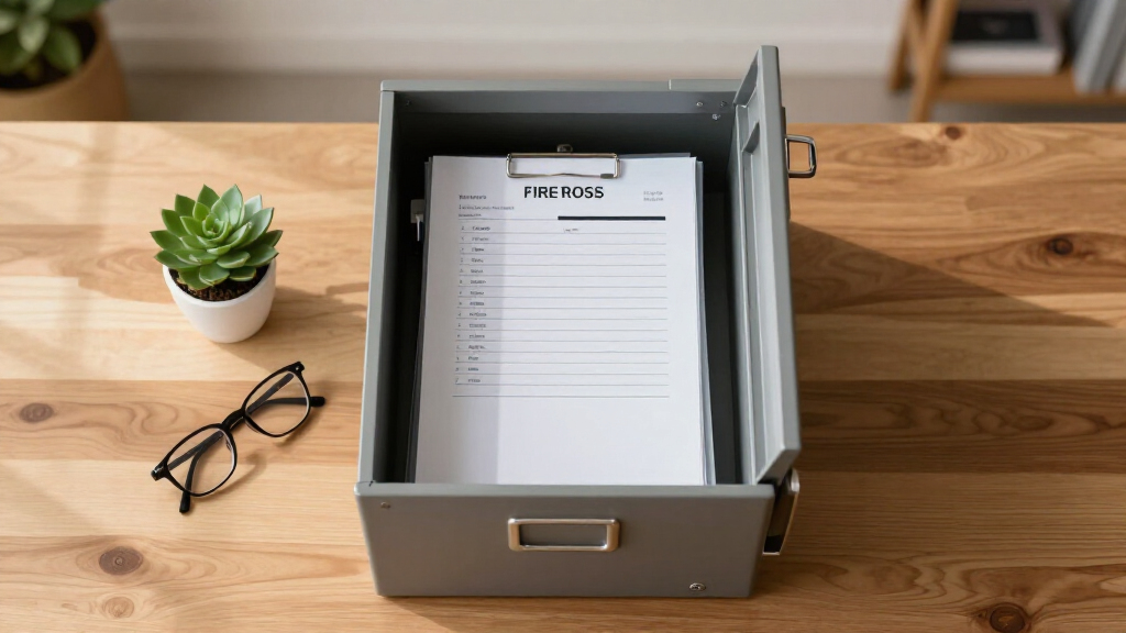 4 drawer fireproof filing cabinet for tax files