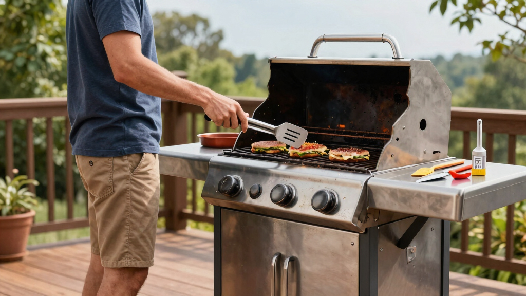 outdoor barbecue grill tools
