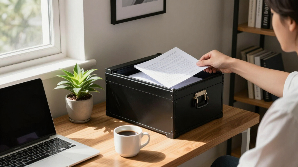 fireproof document chest for home office
