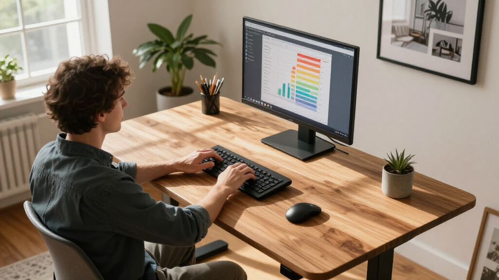 standing desk 72 inch