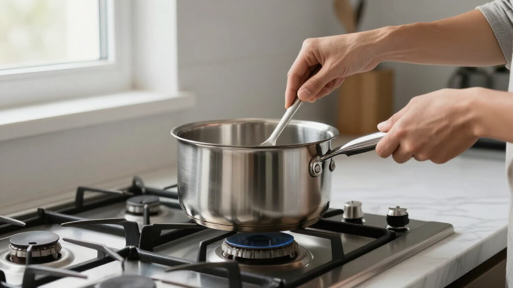 stainless cookware set tri ply