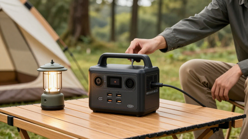 portable power station for emergency backup