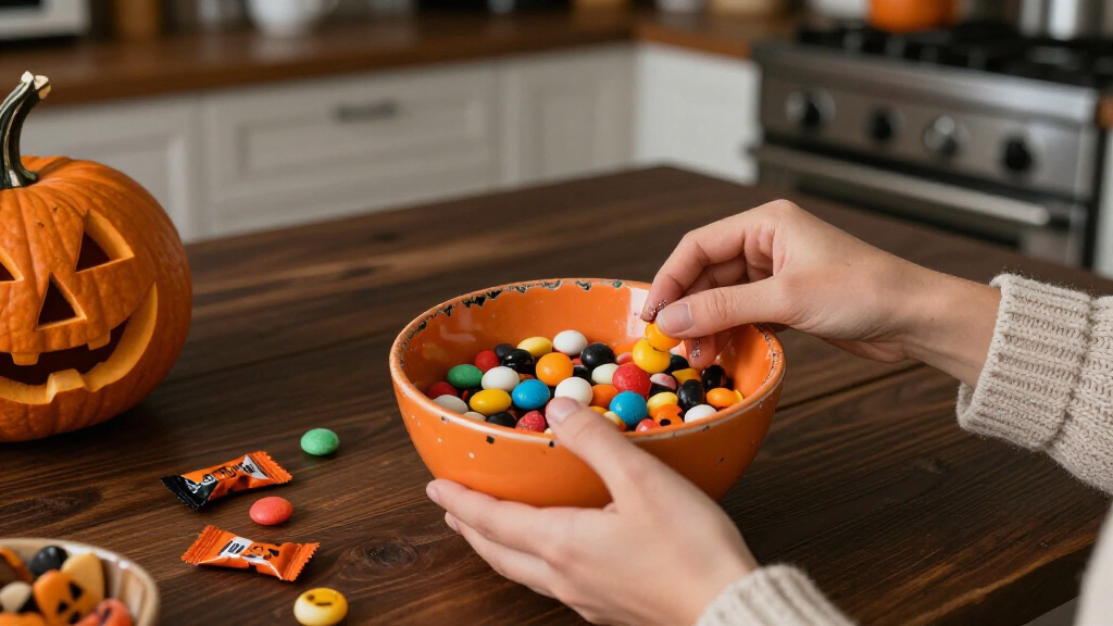 Halloween candy bowls