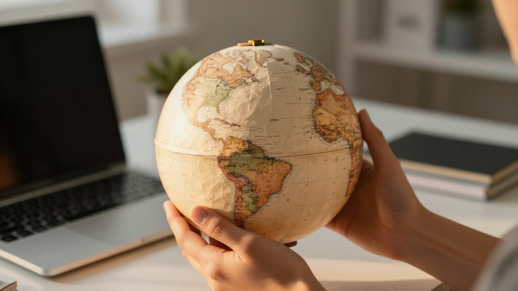 best folding paper globes